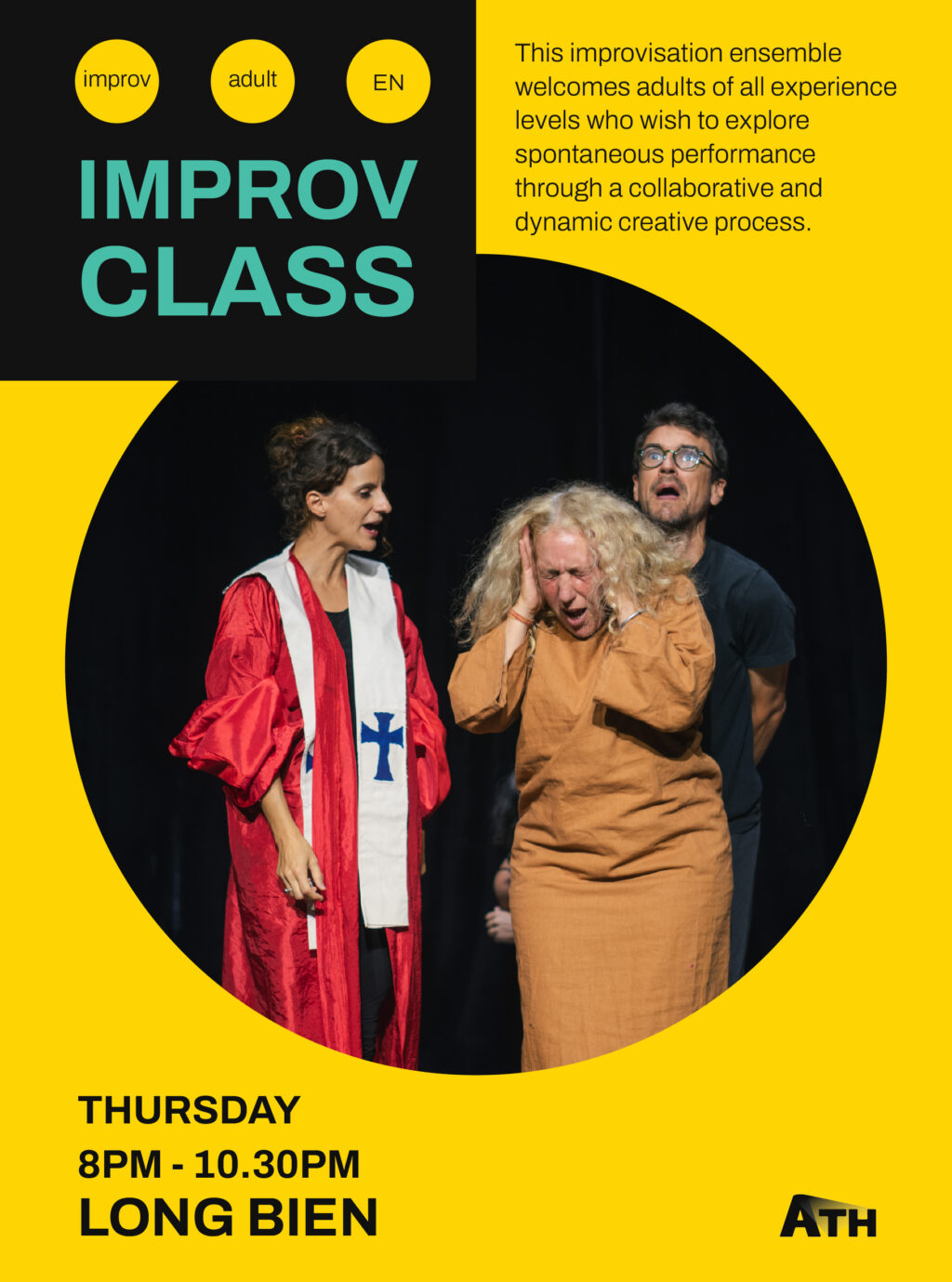 IMPROV FOR ADULTS – ENGLISH – LONG BIEN
