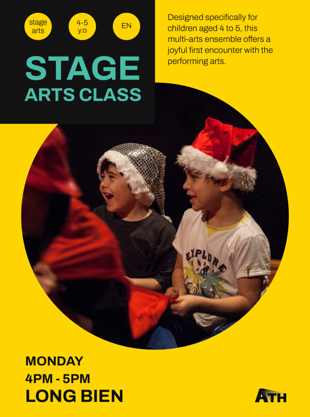 STAGE ARTS FOR KIDS IN ENGLISH – LONG BIEN